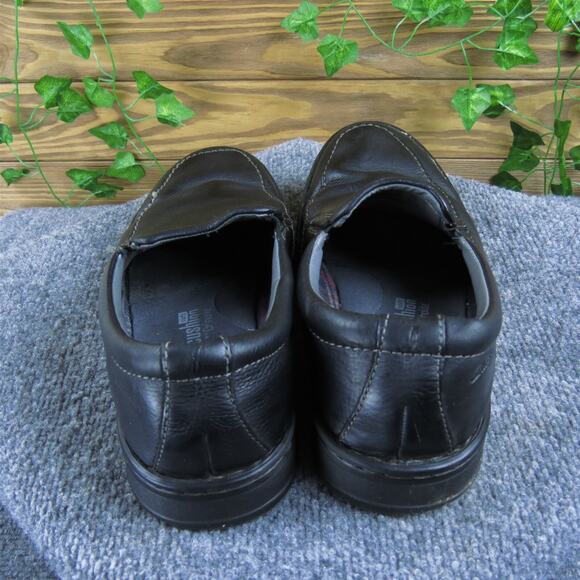 Clarks Men's Soft Cushion Loafer Black Leather‎ Size 8 Wide Used 2025 - Picture 4 of 7
